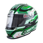 Zamp H753C4954, RZ-42Y Youth Helmet, 54CM, Black/green/lt Green, Snell CMR2016 New. Price: $269.95.