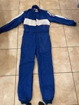 G-force One-piece Suit Auto Racing Fire Retardant Sfi 3.2A/5 Blue Adult Medium Pre-owned. Price: $95.00.