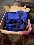 Aniki Blue 4 Point Buckle Racing Belt Harness Brand New Never Instlled. Price: $40.00.