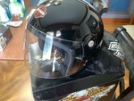 Harley Davidson Youth 3/4 Helmet W/ Sun Shield Gloss Black 98292-10VK/000L New. Price: $99.99.