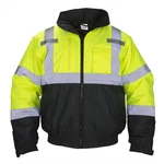 Sas Safety CLASS-3 Hooded Reflective Yellow Bomber Jacket, Large 690-1509 New. Price: $64.09.