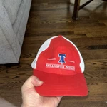 Philadelphia Phillies Liberty Bell Pro Air Hat Snapback Mesh Mlb Red White Cap Used. Price: $14.99.