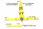 Rjs Sfi 16.1 Cam Lock 5 Point Racing Harness Belt V Roll Bar Bolt Yellow 1029306 New. Price: $149.99.
