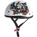 Skid Lid White Original Rose Half Helmet 649529 New. Price: $82.99.