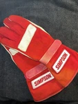 Simpson Racing Gloves Leather Palms & Fingers Size Xl Pre-owned. Price: $49.95.