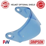 Simpson Motorcycle Mod Bandit Helmet Optional Shield - High Def. Blue #mbbse New. Price: $86.95.