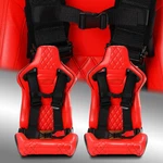 4-POINT Car Auto Black Racing Sport Seat Belt Safety Harness Strap Universal New. Price: $149.38.