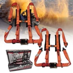 Pair Of Polaris Rzr Orange 4 Point Harness- 2" Padding Canam X3 Yxz New. Price: $109.99.