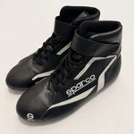 Sparco Racing Boots Black Calfskin High Top Motorsport Driving Eu 44 10.5 Used. Price: $149.99.