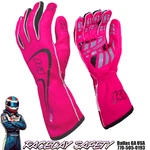 Racegear Track Nomex Racing Gloves Sfi 3.3/5 Fluorescent Pink Kids & Adults New. Price: $95.98.