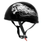 Skid Lids Biker Skull Original Motorcycle Helmet Xs Dot Low Profile 646926 New. Price: $34.99.