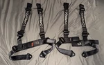 Corbeau Point Racing Belt Harness Bolt-in Black 44001B Set Of 2 (pair) Used. Price: $200.00.