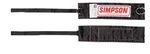 Simpson Racing 54018BK Arm Restraint Straps - Drag Black Each New. Price: $13.45.
