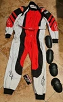 Alpinestars KMX-3 Go Kart Racing Suit Size 60 Large, Red Free Shipping Pre-owned. Price: $150.00.