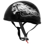 Skid Lid Original Lethal Threat Biker Skull Helmet - Black/white Xl 646930 New. Price: $76.36.