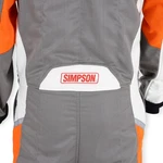 Simpson Safety AS05121 Airspeed Suit Small Alloy/orange/white New. Price: $1249.95.