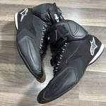 Alpinestars Faster Black Motorcycle Riding Shoes Boots 9 1/2 Eu Size 42.5 Pre-owned. Price: $69.99.