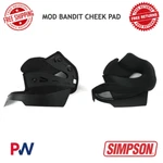Simpson Motorcycle Mod Bandit Cheek Pad Xx-large #MBCP2X New. Price: $34.92.