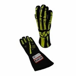 Rjs Safety Products 600090158 Driving Gloves - Black/lime Green; Large New. Price: $155.61.
