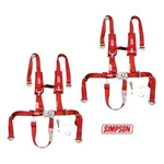 Sand Rail Car Simpson 5PT Harness Seat Belt Sewn In 2X2 W/ Pads Red New. Price: $189.99.