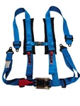 Rzr 1000 Xp 4 Point Blue With Latch And Link Buckle (single Harness) New. Price: $64.99.