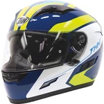 Thh TS-80 Vision Full Face Helmet Blue/white/flo Yellow Dot ; Ece 22-05 New. Price: $39.97.