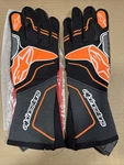 Alpinestars TECH-1 Zx V3 Gloves Black/orange Fluo Sz Medium Sfi Fia 3550323 New. Price: $139.97.