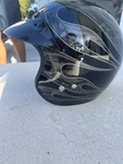 Harley-davidson "wild Force" Carbon Fiber Half Helmet New. Price: $125.00.