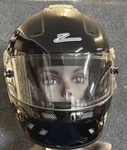 Zamp RZ-58 Black Full Face Helmet , Size Xl W/hans Post Collar Anchors Clean Pre-owned. Price: $219.95.