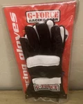 New G-force Racing Driving Gloves Xxs Sfi Spec 3.3/1 Black, White. Price: $49.95.