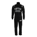 Simpson Racing CK02121 Checkers Suit Sfi 5 - Adult Small Black New. Price: $665.95.
