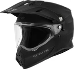 Fly Racing Trekker Solid Helmet Matte Black Large F73-7036L New. Price: $229.95.