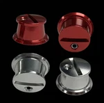 Simpson 98024R Helmet Shield Tear-off Posts W/screws Aluminum Red New. Price: $9.56.