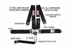 Rjs Sfi 16.1 5 Point Latch & Link Snap Harness Belt Pro Street Black 1127901 New. Price: $117.99.