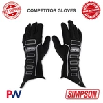 Simpson Racing Competitor Gloves Small Black #21300SK-O New. Price: $159.26.