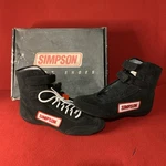 Simpson Racing 28110BK High Top Shoes Adult Size Black Pair Read All New. Price: $74.00.