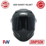 Simpson Motorcycle Mod Bandit Helmet Medium - Flat Black #M59M3 New. Price: $662.95.
