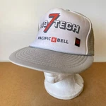 Vintage Pacific Bell Trucker Hat Snapback Mesh Pro Tech 7 Gray White Otto Pre-owned. Price: $19.99.