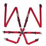 Racequip 856016RQP Fia 8853-2016 2" 6-POINT Harness With Pull Up Lap Belt Red New. Price: $248.95.