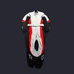Alpine Star Motorsport Suit Size 52 Mens Black Grey Red Motorcycle Racing Used. Price: $150.00.