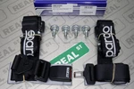 Sparco 4 Point Snap-in Street Harness Seat Belt 2IN Lap & Shoulder Straps Black New. Price: $155.00.