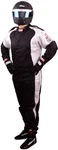 Rjs Elite Series Driving One Piece Suits Black And White Sfi 3.2A/1 New. Price: $199.99.