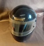 Vtg 1980 Simpson Ff Racing Helmet Black Flip Shield Motorcycle Drag Race Car Pre-owned. Price: $126.56.