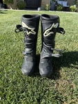 Alpinestars Motocross Boots Black Adult Used Dirt Bike Riding Pre-owned. Price: $100.00.