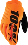 100-PERCENT Brisker Youth Gloves Fluo Orange/black Sm New. Price: $39.95.