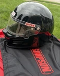 Bruce Litton Ihra Simpson Racing Super Bandit Helmet Adult Xl Gloss Black SA2015 Used. Price: $499.00.