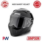 Simpson Motorcycle Mod Bandit Helmet Extra Small - Black #M59XS2 New. Price: $662.95.
