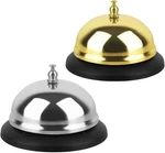 2 Packs Call Bell Loud Clear Desk W/ Anti-rust Steel 3.3 Inch Durable New. Price: $7.30.