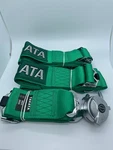 Takata Race 4 Point Snap-on 3" Racing Seat Belt Harness With Camlock Green Color Remanufactured. Price: $389.00.