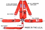 Rjs Racing Sfi 16.1 Cam Lock 5 Point Roll Bar Mount Harness Red 1031704 New. Price: $184.75.